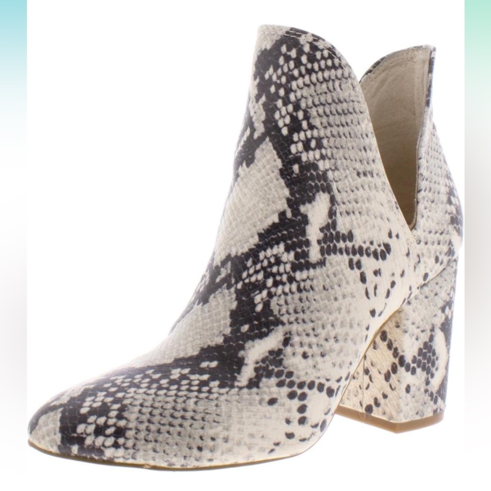 Steve Madden Rookie Snake Skin Booties